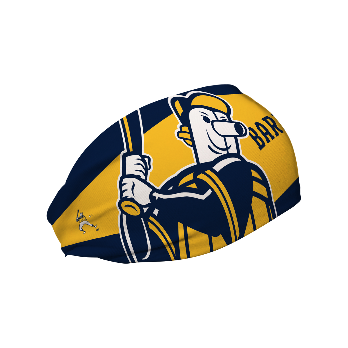 Brewers Cooling Headband Mascot Nameplate Vertical Athletics