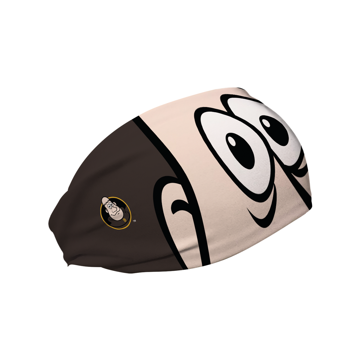 Padres Cooling Headband Mascot Stare (Swinging Friar) Vertical Athletics