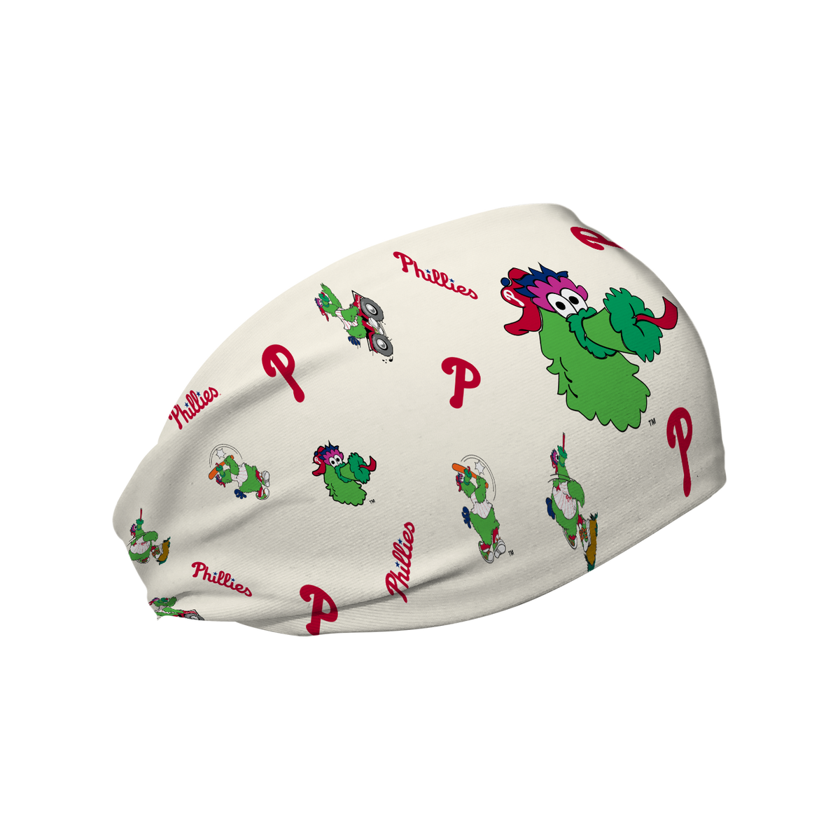 Phillies Cooling Headband: Phanatic Scatter (Cream)