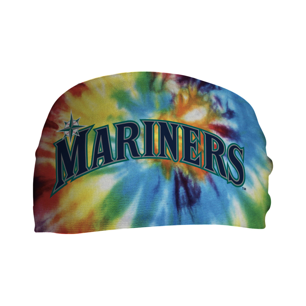 Mariners Cooling Headband: Tie-Dye Wordmark – Vertical Athletics