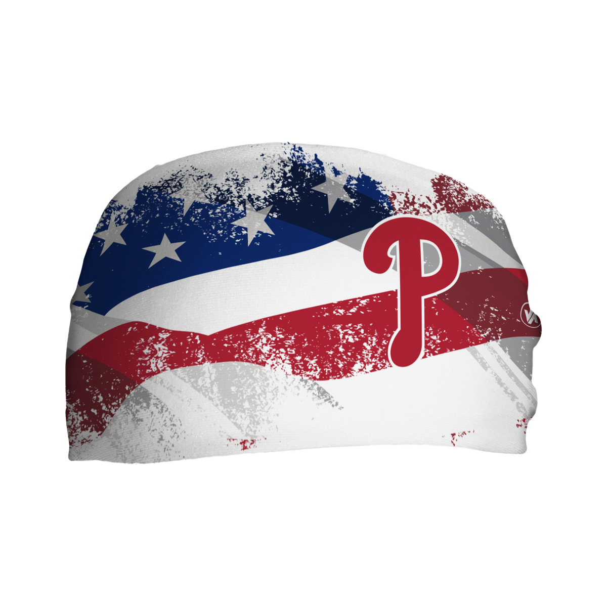 Phillies Cooling Headband Flag Fade Cap Logo Vertical Athletics