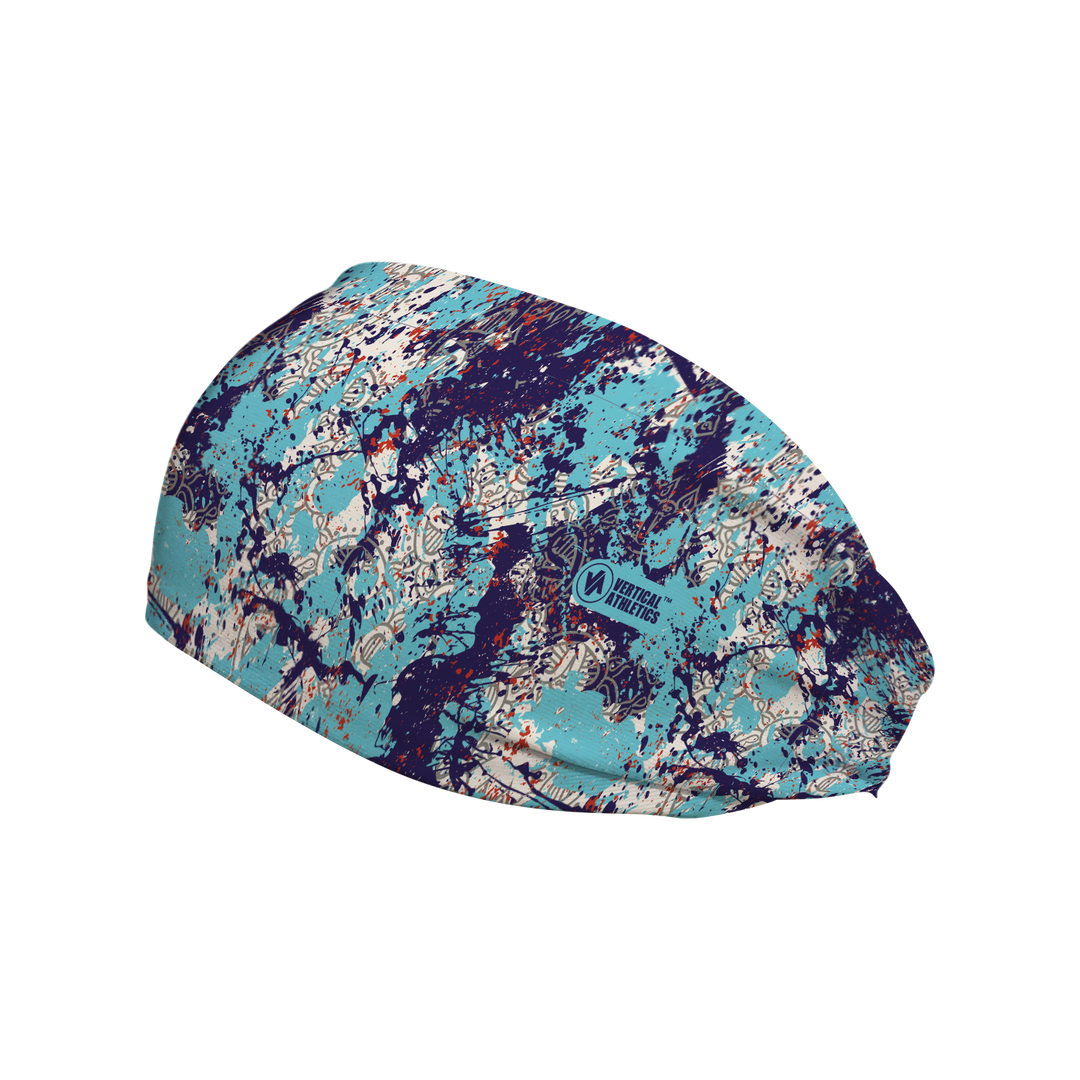 Cooling Headband: Turquoise Painted Rock