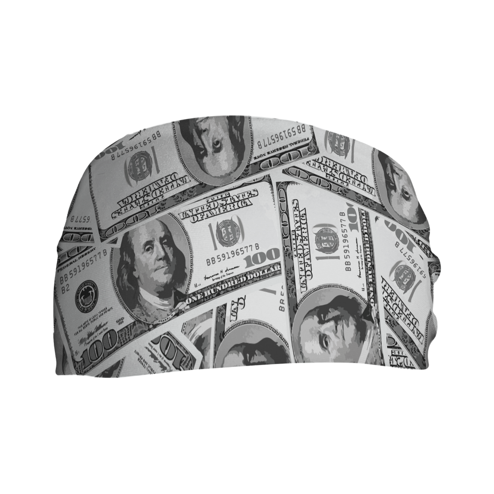 Cooling Headband with $100 Bills. Made in USA, Vertical Athletics brand.