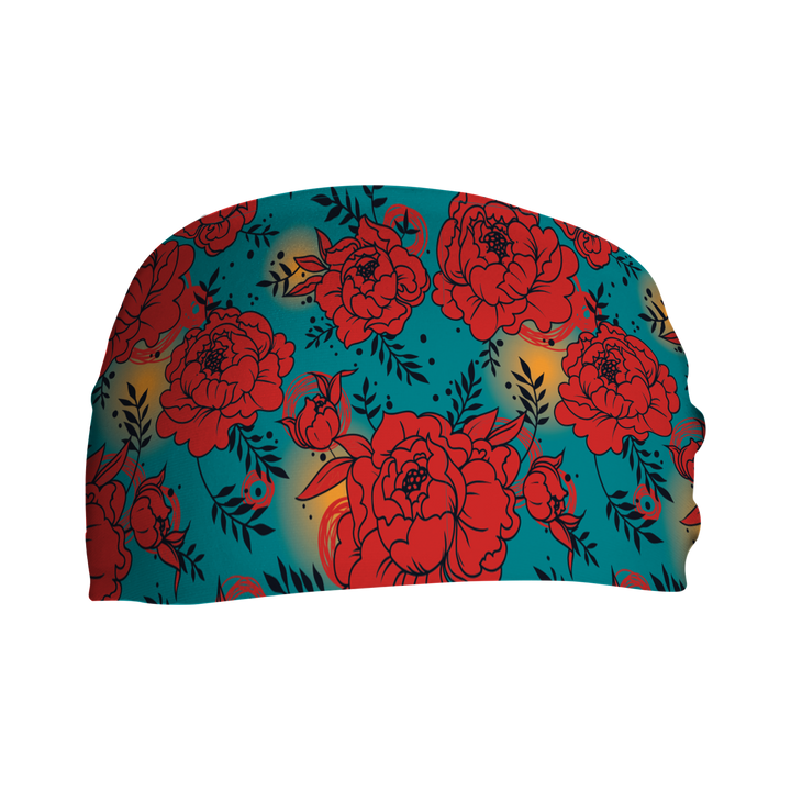 Cooling Headband: Rockin Roses