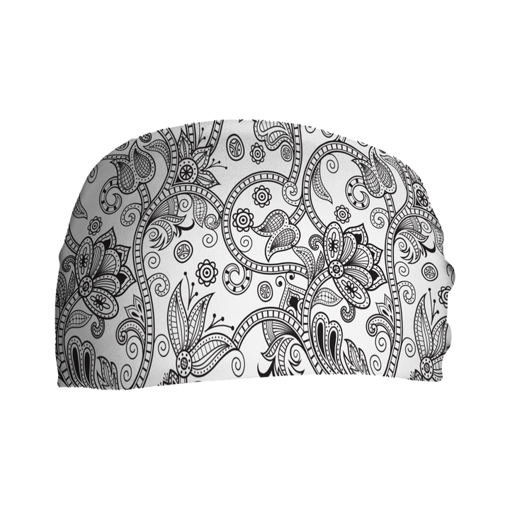 Cooling Headband: Paisley Floral