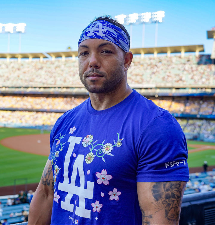 Dodgers Cooling Headband: Team Tie-Dye