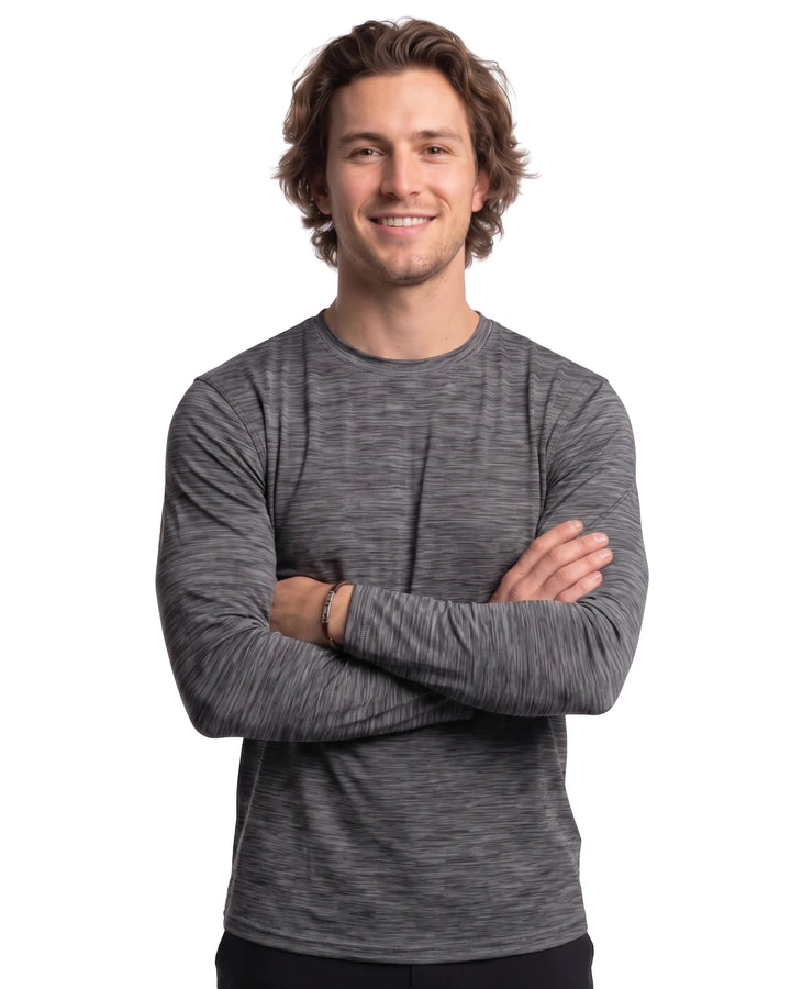 DiamondCool Men’s Cooling Long Sleeve Performance Shirt - UPF 50+ Sun Protection
