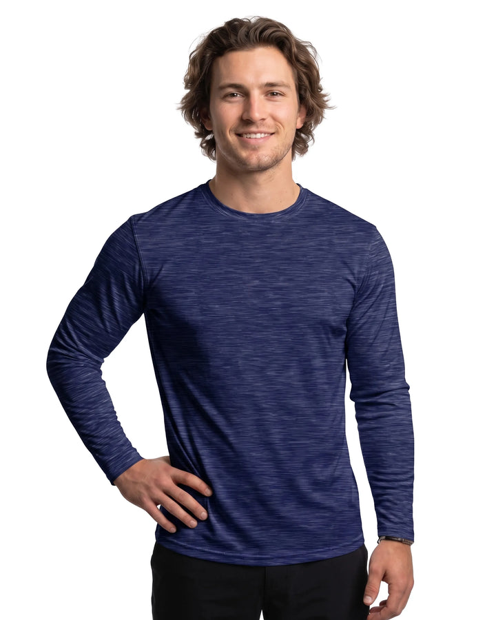 DiamondCool Men’s Cooling Long Sleeve Performance Shirt - UPF 50+ Sun Protection