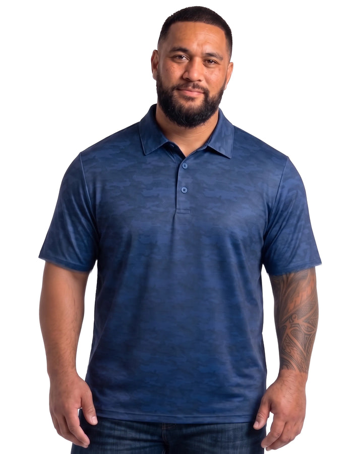 DiamondCool Men’s Cooling Performance Polo - UPF 50+ UV Protection Golf Shirt