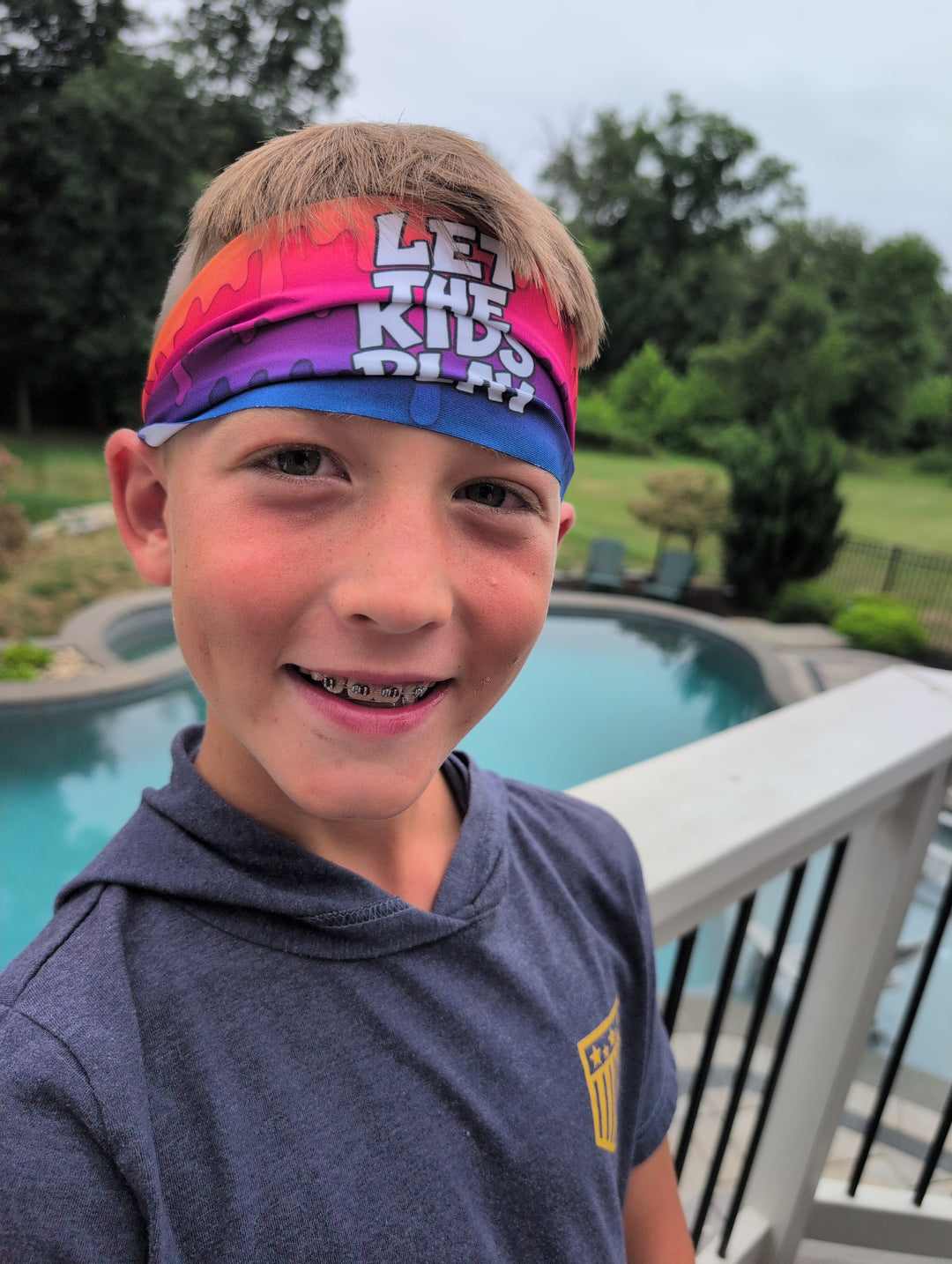 Custom Shirley Brothers Cooling Headband: Let the Kids Play