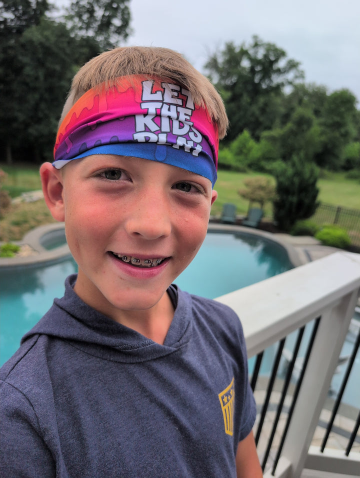 Custom Shirley Brothers Cooling Headband: Let the Kids Play