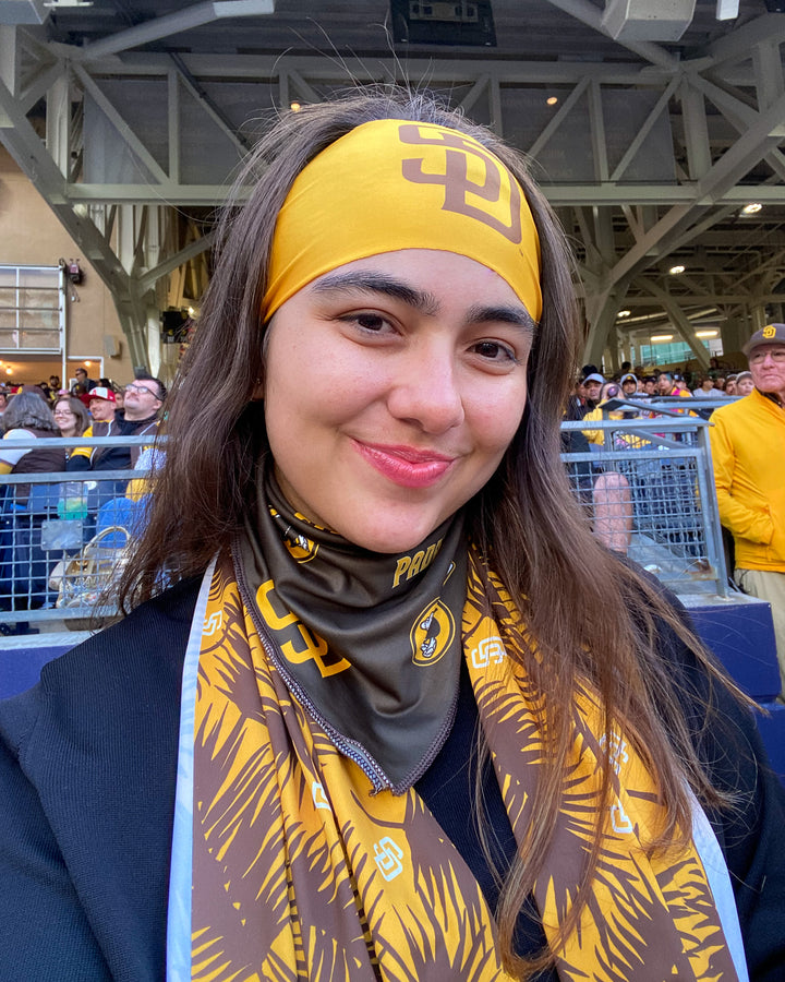 Padres Triangle Cooling Bandana: All Over