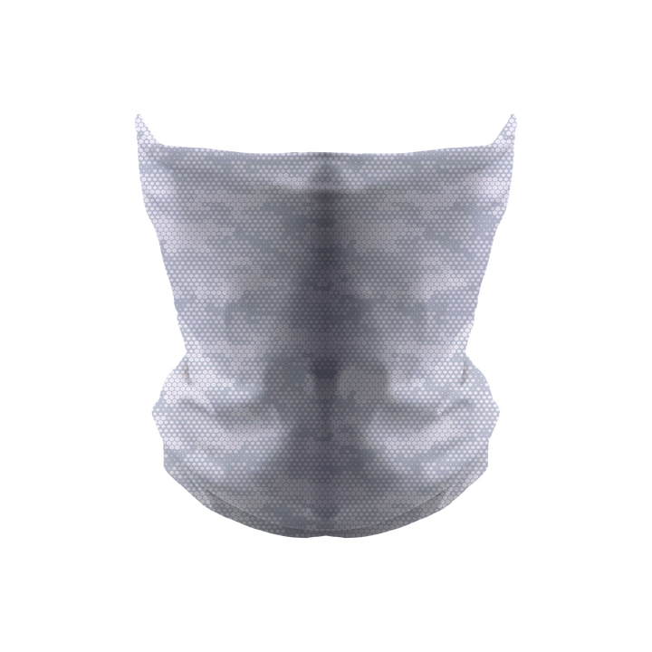 Soft &amp; Cozy All Season Fashion Gaiter: Hex Camo. Made in USA. Vertical Athletics Brand.