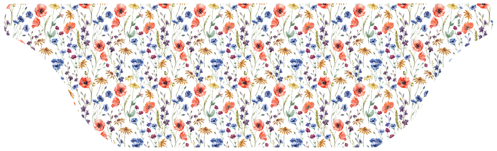 Cooling Sun Scarf: Wild Flower. Made in USA, Vertical Athletics brand.
