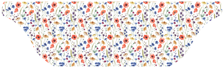 Cooling Sun Scarf: Wild Flower. Made in USA, Vertical Athletics brand.