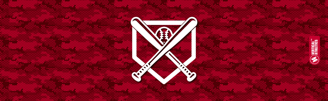 Cooling Towel with Hex Camo Homeplate. Vertical Athletics Brand.