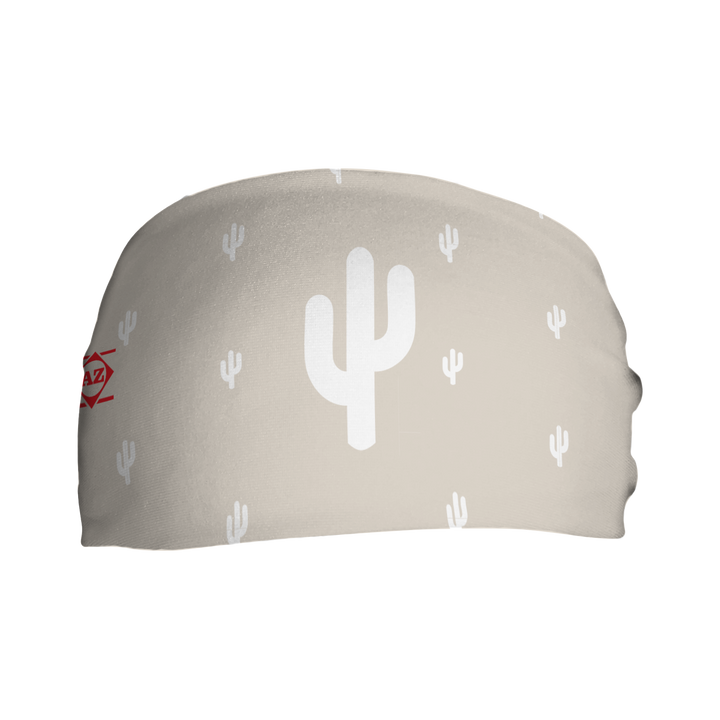 MLB spring training cooling headband with tiny cactus. Made in USA, Vertical Athletics brand.   