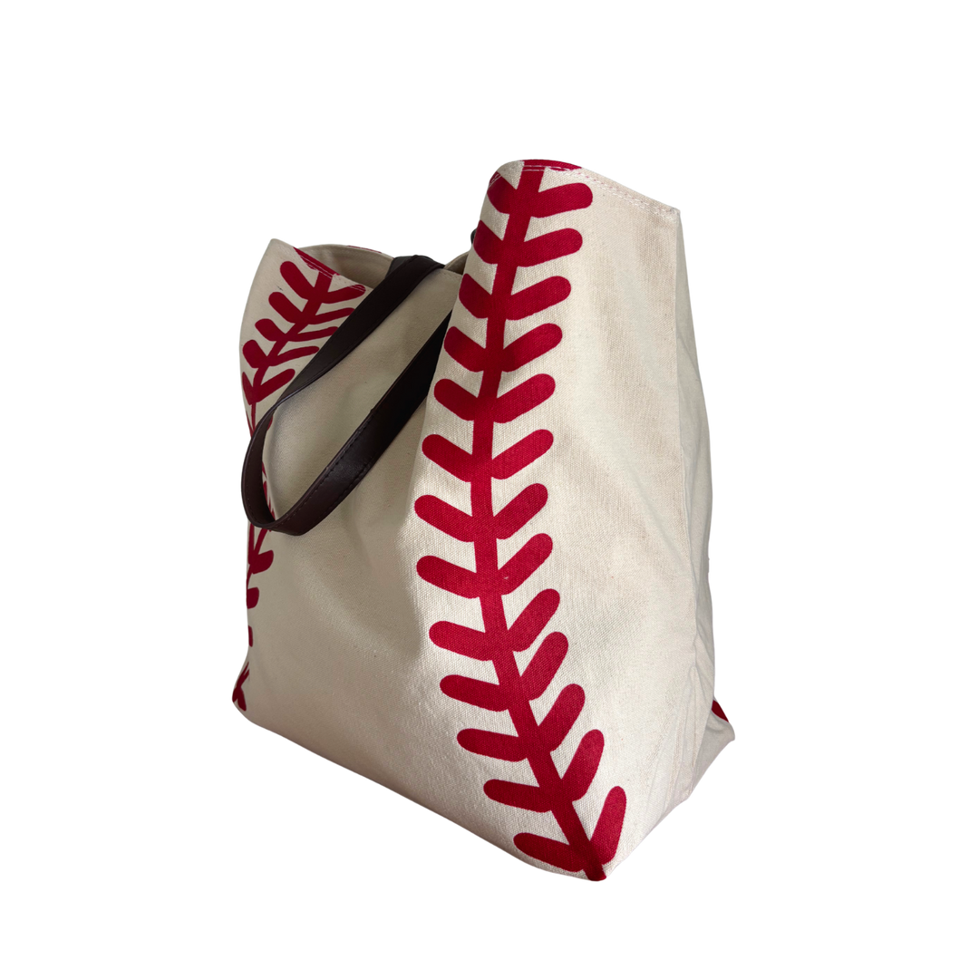 Oversized canvas tote – lightweight design. Vertical Athletics brand.