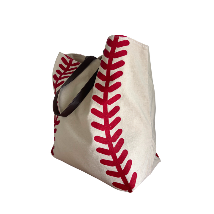 Oversized canvas tote – lightweight design. Vertical Athletics brand.