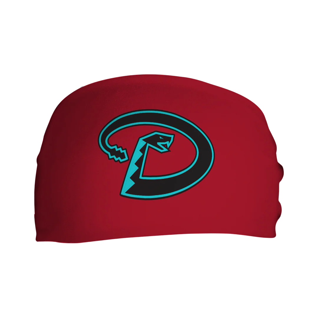 MLB licensed Arizona Diamondbacks Triple Play Cooling Bundle: Cooling Headband with Alt Logo Made in USA. Vertical Athletics Brand.