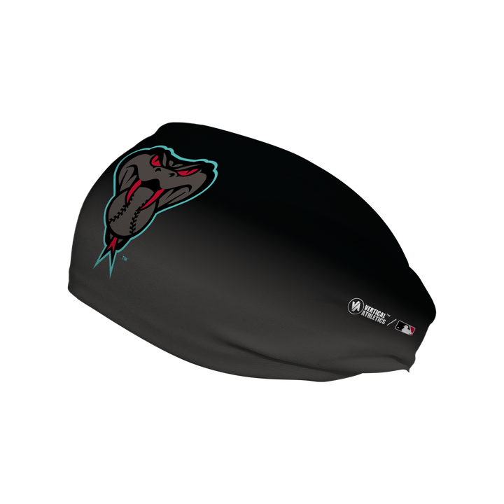 MLB Arizona Diamondbacks cooling headband with Snake Logo Fade. Made in USA, Vertical Athletics brand.
