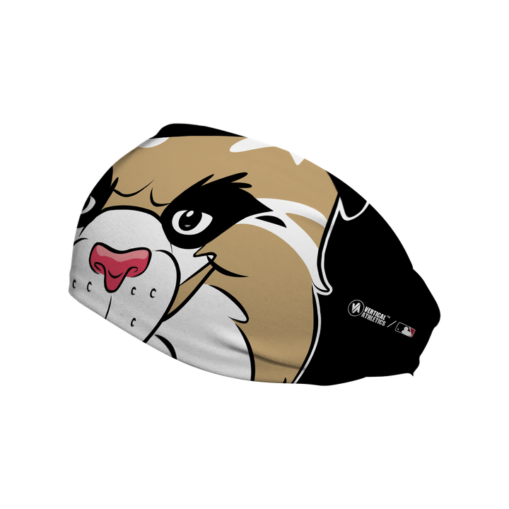 MLB Arizona Diamondbacks cooling headband with mascot stare. Made in USA, Vertical Athletics brand.