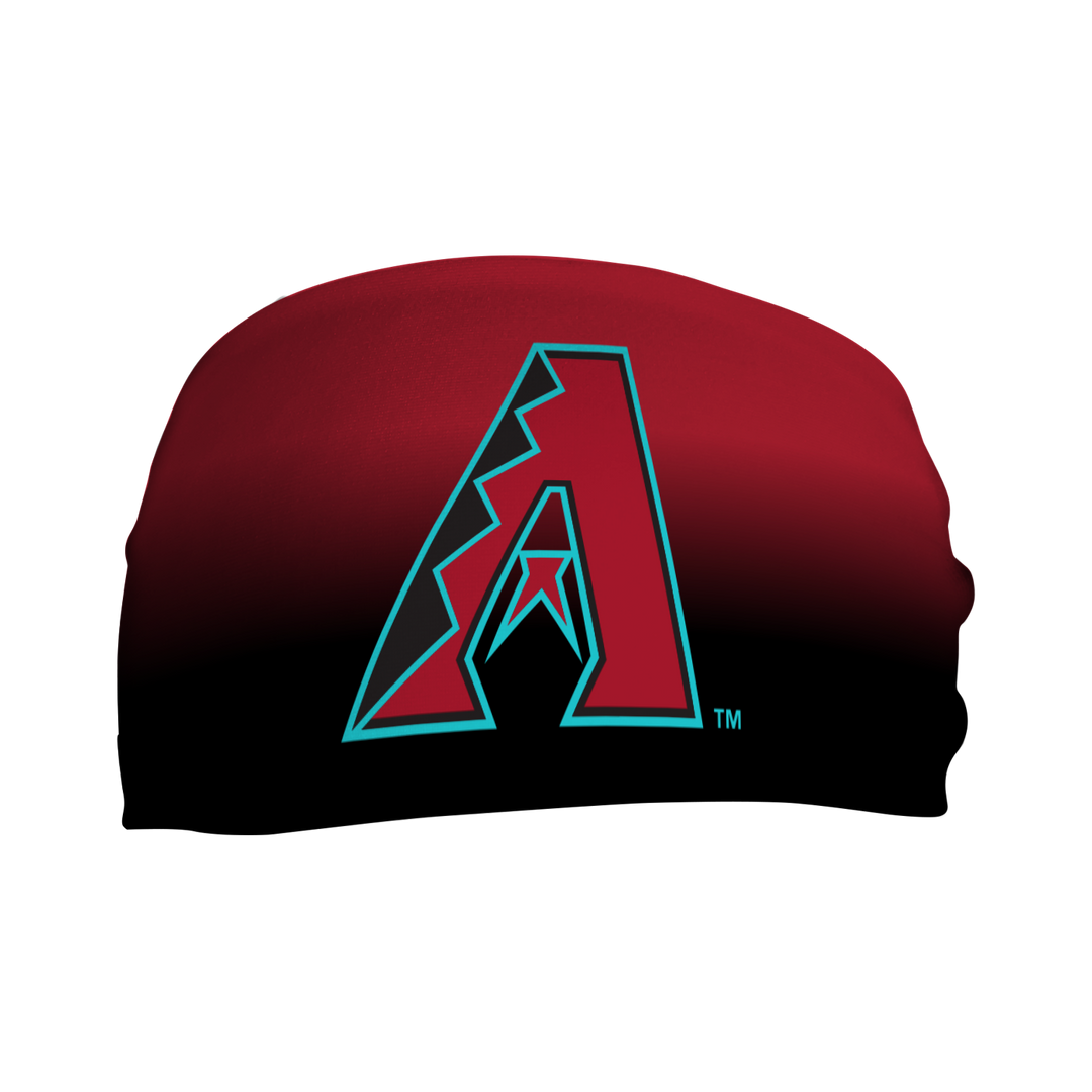 Diamondbacks Cooling Headband: Ombre Cap Logo