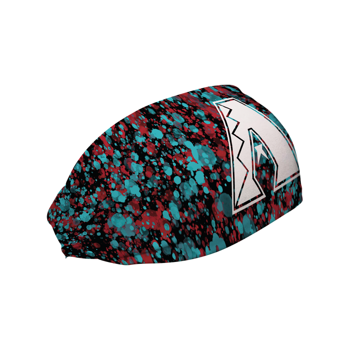 Diamondbacks Cooling Headband: Paint Splatter