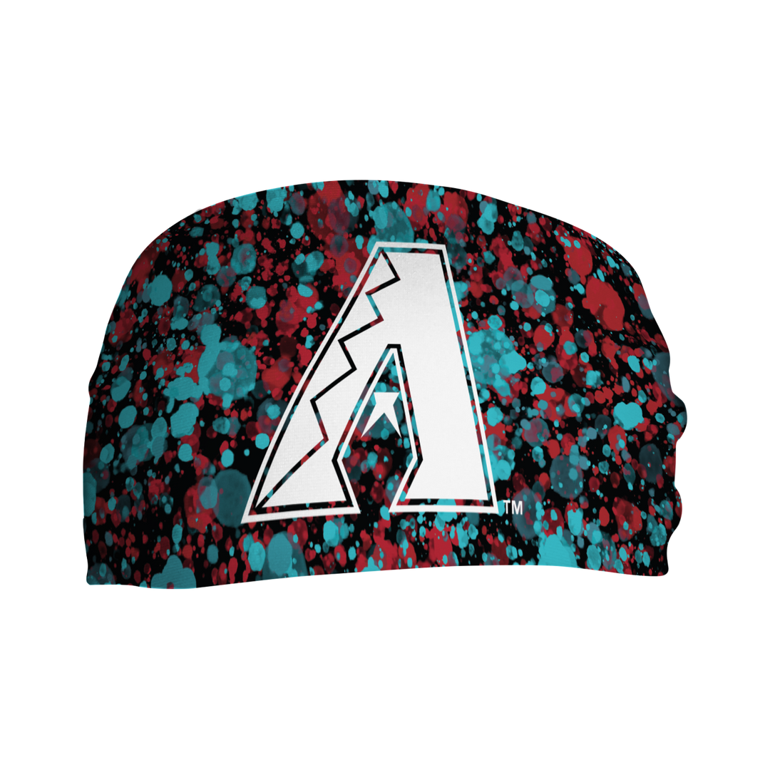 Diamondbacks Cooling Headband: Paint Splatter
