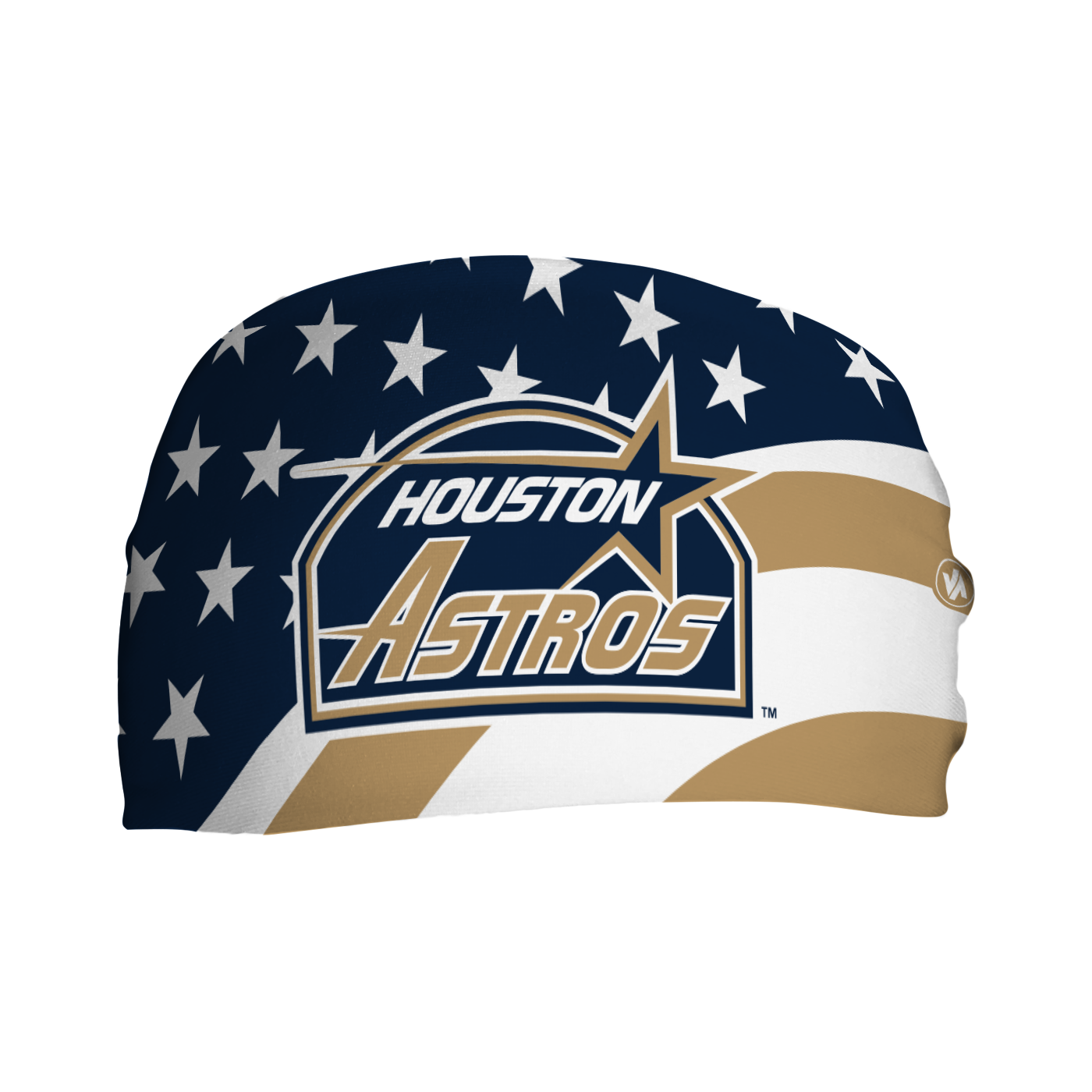 Astros Cooling Headband Coop Stars and Stripes Vertical Athletics