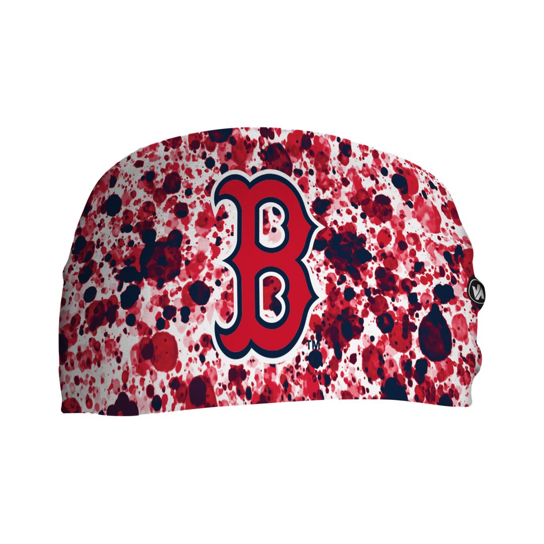 Red Sox Cooling Headband: Paint Splatter