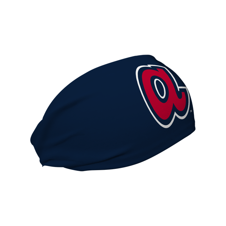 MLB licensed Atlanta Braves cooling headband with Alt logo. Made in the USA, Vertical Athletics brand. 