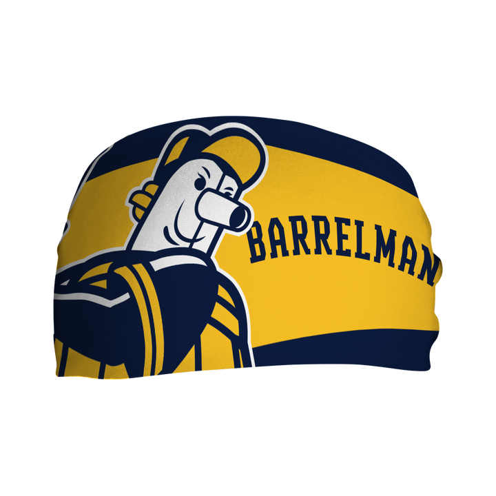 Brewers Cooling Headband: Mascot Nameplate