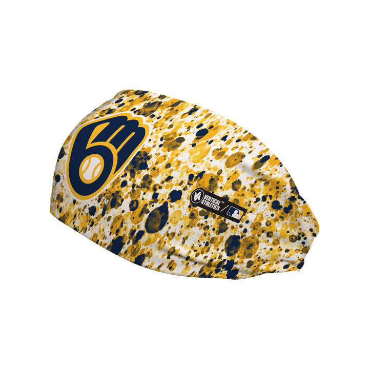 Brewers Cooling Headband: Paint Splatter