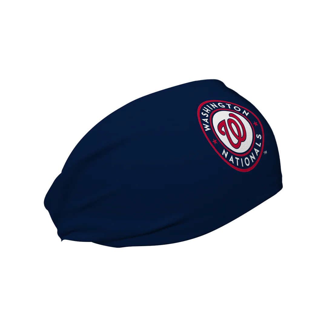 MLB licensed Washington Nationals Triple Play Cooling Bundle: Cooling Headband with Alt Logo Made in USA. Vertical Athletics Brand.