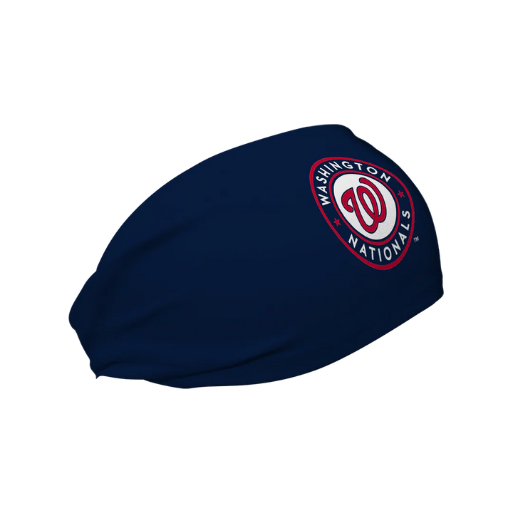MLB licensed Washington Nationals Triple Play Cooling Bundle: Cooling Headband with Alt Logo Made in USA. Vertical Athletics Brand.
