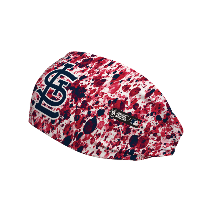 Cardinals Cooling Headband: Paint Splatter