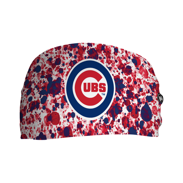 Cubs Cooling Headband: Paint Splatter