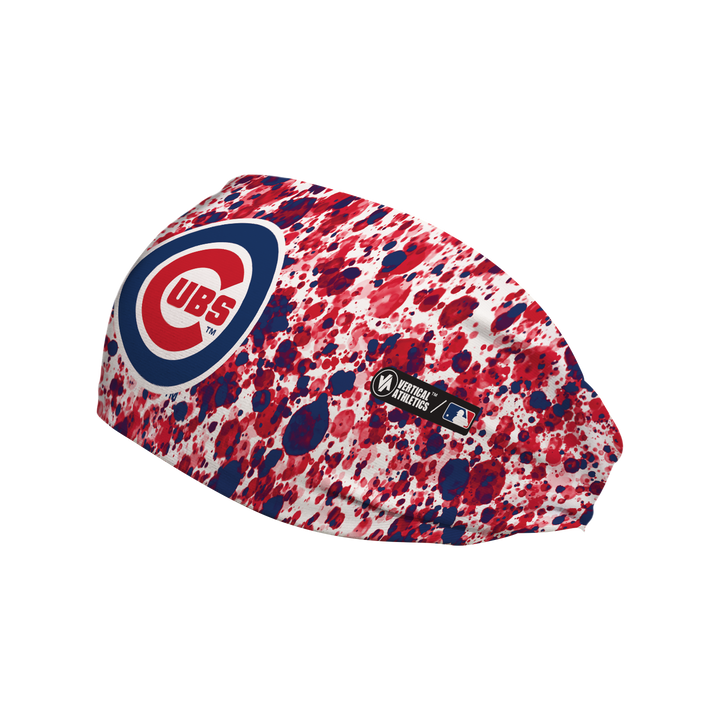 Cubs Cooling Headband: Paint Splatter