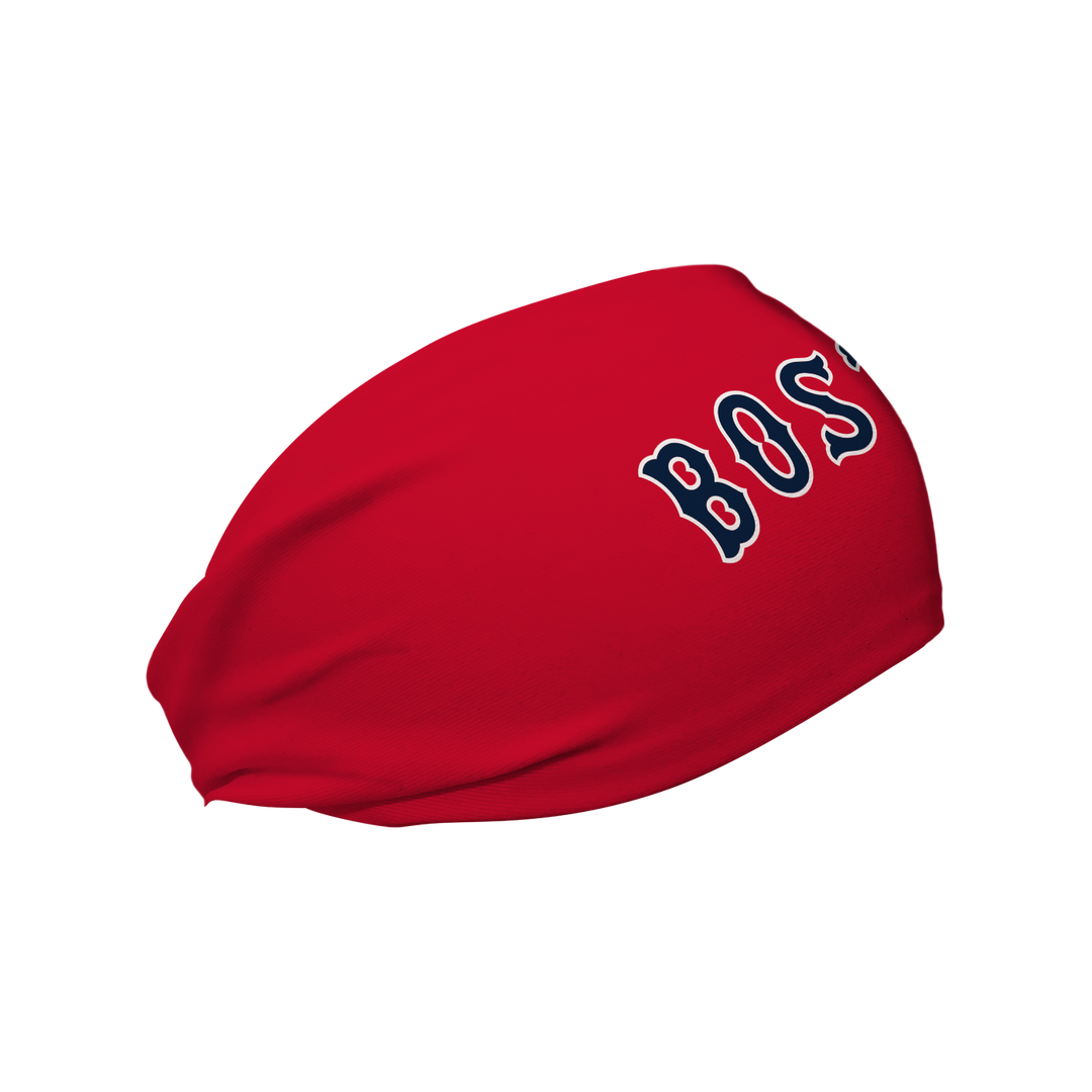 MLB licensed Boston Red Sox cooling headband with Alt logo. Made in the USA, Vertical Athletics brand. 