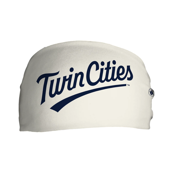 MLB licensed Minnesota Twins Triple Play Cooling Bundle: Cooling Headband with Alt Logo Made in USA. Vertical Athletics Brand.