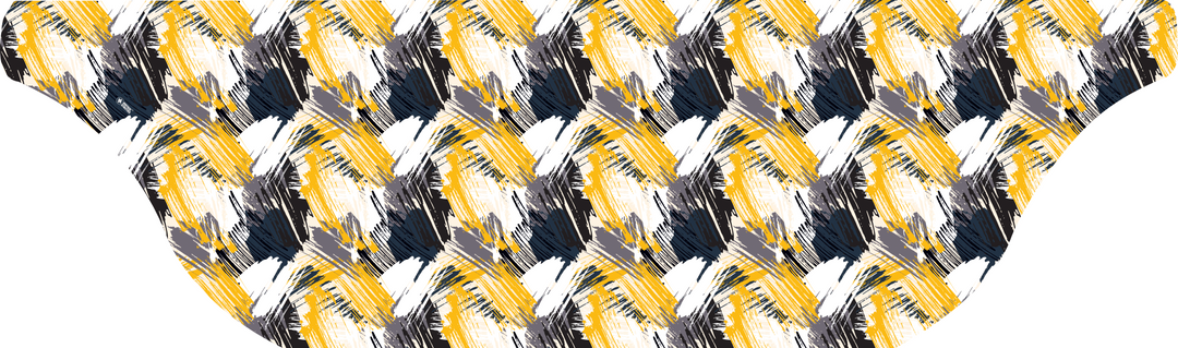 Cooling Sun Scarf with Colorful Paintbrush. Made in USA, Vertical Athletics brand.