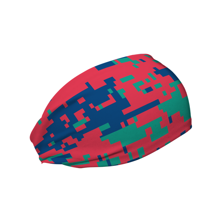 Fashion Cooling Headband: Digi Camo. Made in USA. Vertical Athletics Brand.