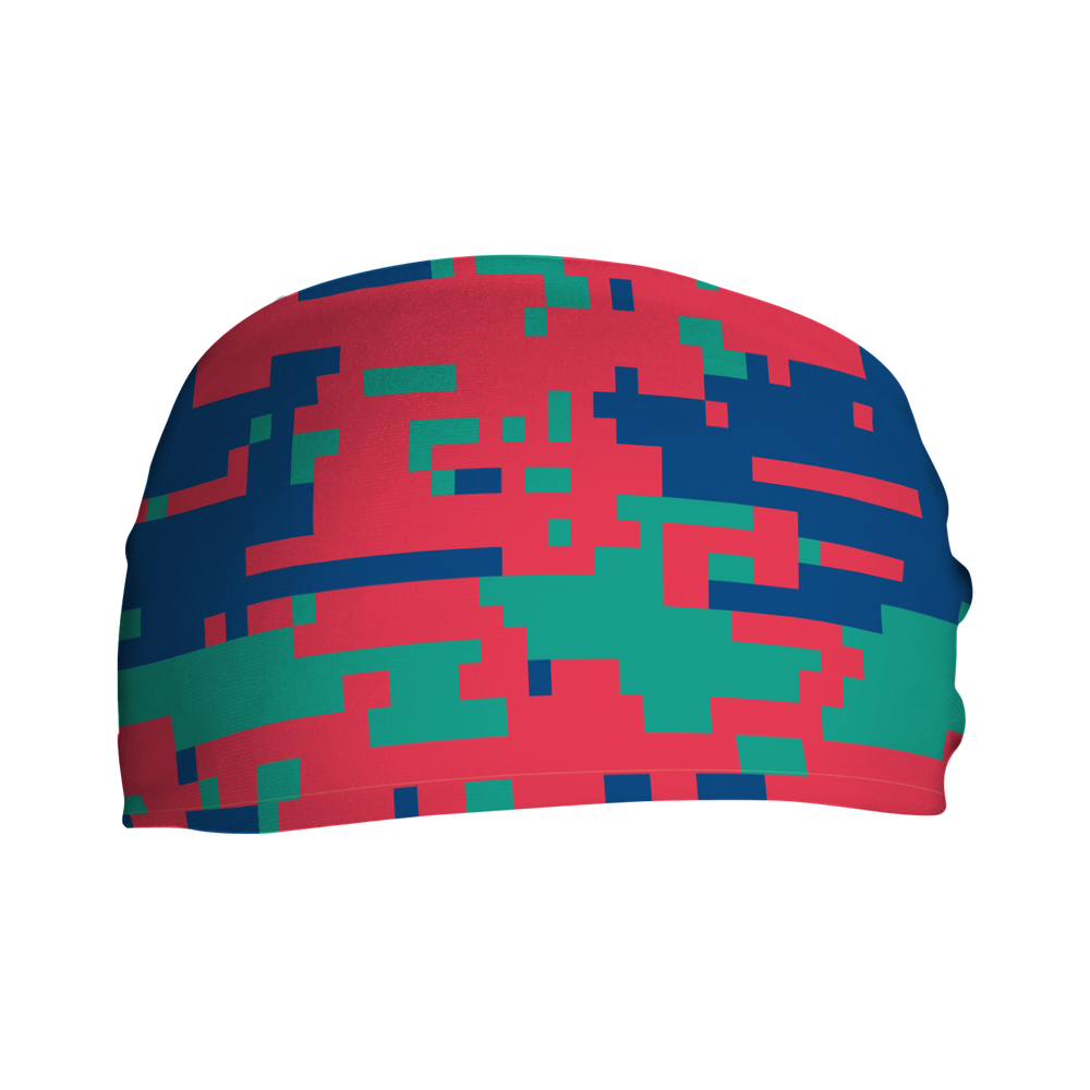 Fashion Cooling Headband: Digi Camo. Made in USA. Vertical Athletics Brand.