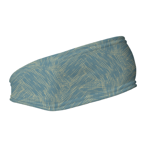 Fashion Fleece Headband with Concrete Canvas. Made in the USA, Vertical Athletics brand.