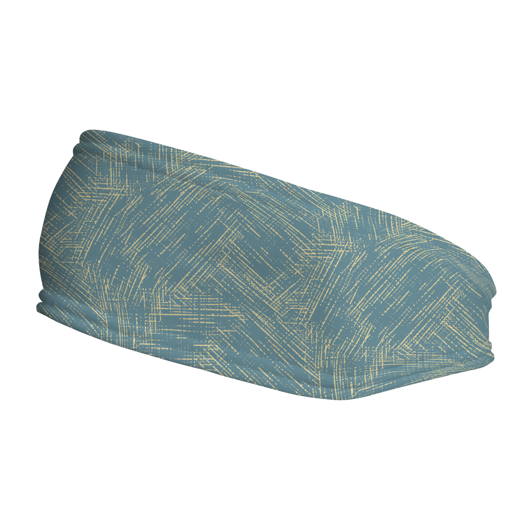 Fashion Fleece Headband with Concrete Canvas. Made in the USA, Vertical Athletics brand.