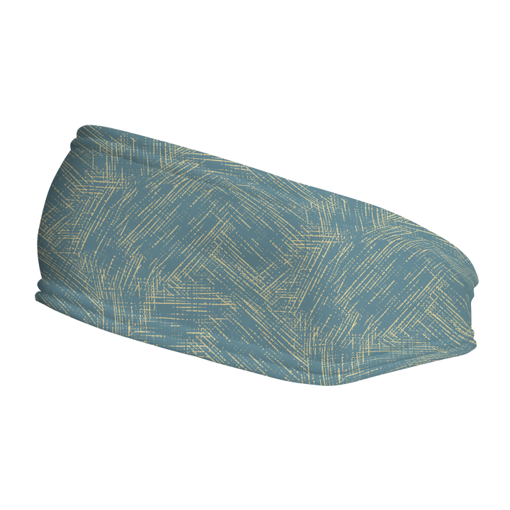 Fashion Fleece Headband with Concrete Canvas. Made in the USA, Vertical Athletics brand.