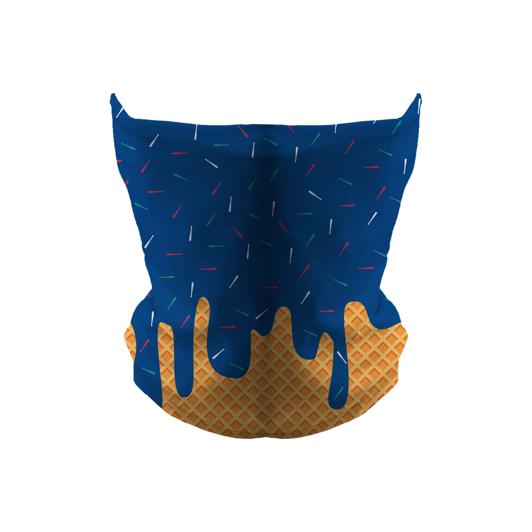 Cooling Gaiter: Ice Cream Drip. Made in USA. Vertical Athletics Brand.