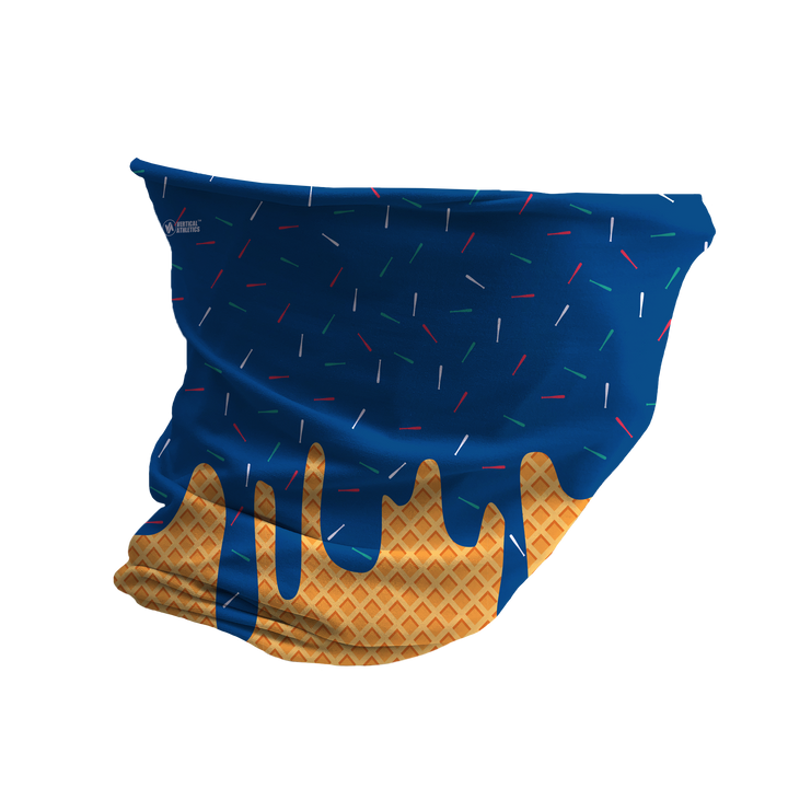 Cooling Gaiter: Ice Cream Drip. Made in USA. Vertical Athletics Brand.