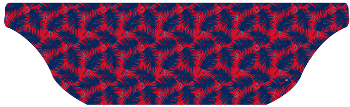 MLB Los Angeles Angels cooling sun scarf, Big Palm with repeating cap logo. Made in the USA. Vertical Athletics Brand.